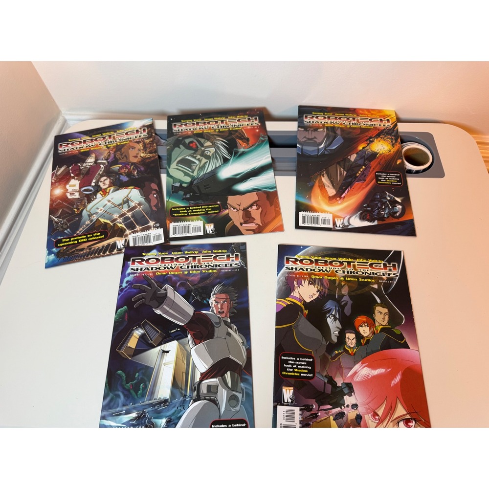 WildStorm Robotech Prelude to the Shadow Chronicles Comics Set Issues 1-5 2005